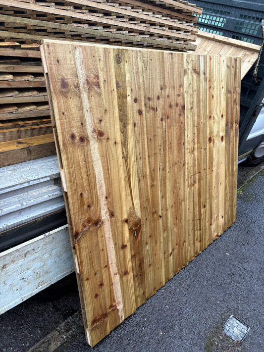 Double Sided Pressure Treated Feather Edge Panels